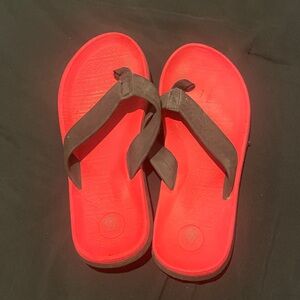 Champion Red and Black Flip-Flops